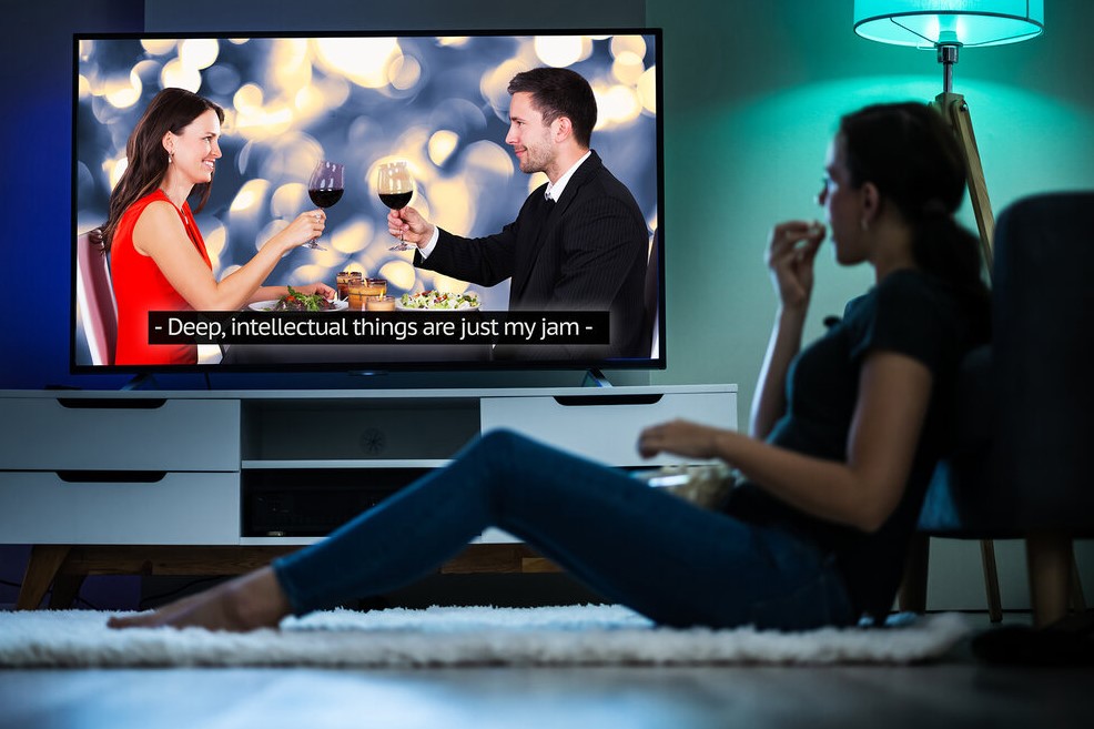 The Need for Television, Video, and Movies Using Captioning Services